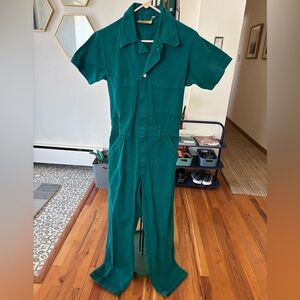 Big Bud Press Short sleeve Jumpsuit - S - teal green